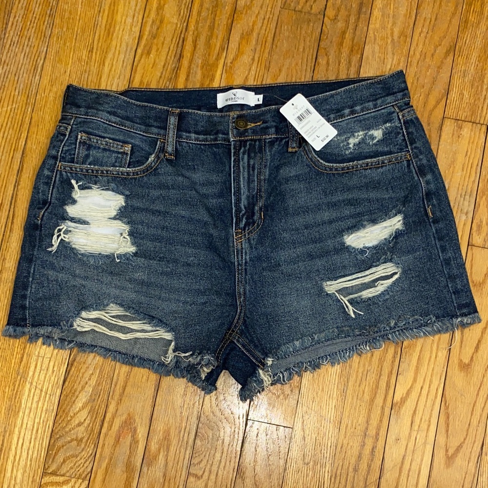 NWT Windsor Cut off Ripped Shorts
